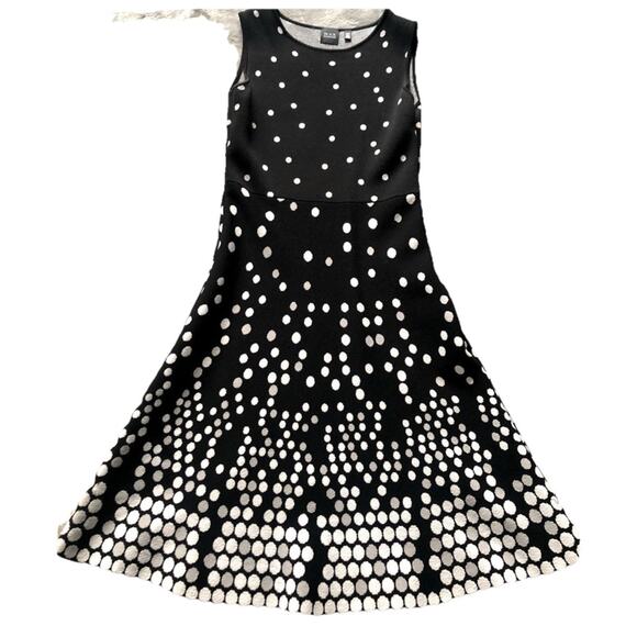 Saks Fifth Avenue Black Label Size Small Polka Dot Sleeveless Dre’s (D23) - Picture 1 of 3